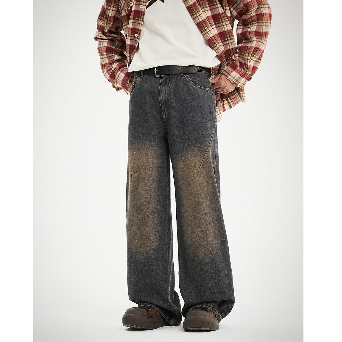 Vintage Rust Aged Washed Jeans MB7186