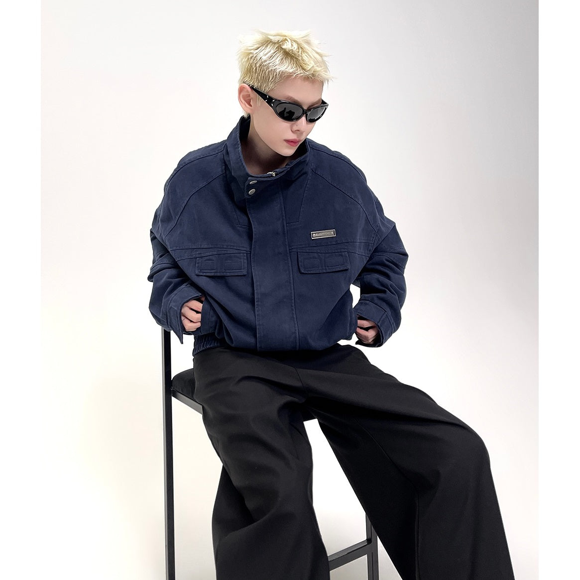 Heavy-duty Vintage Cropped Jacket EAT063