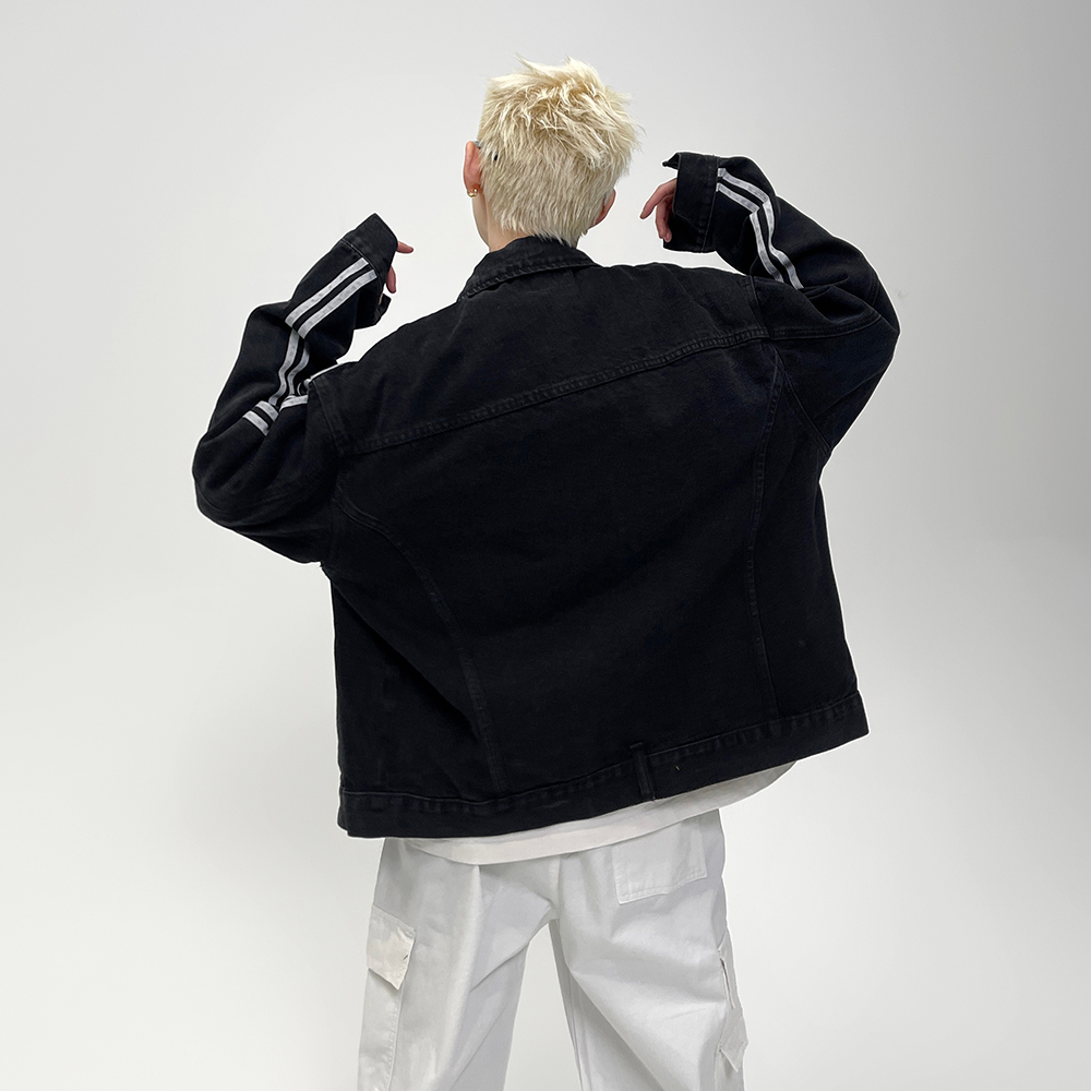 Wash Denim Zip-up Jacket EAT069