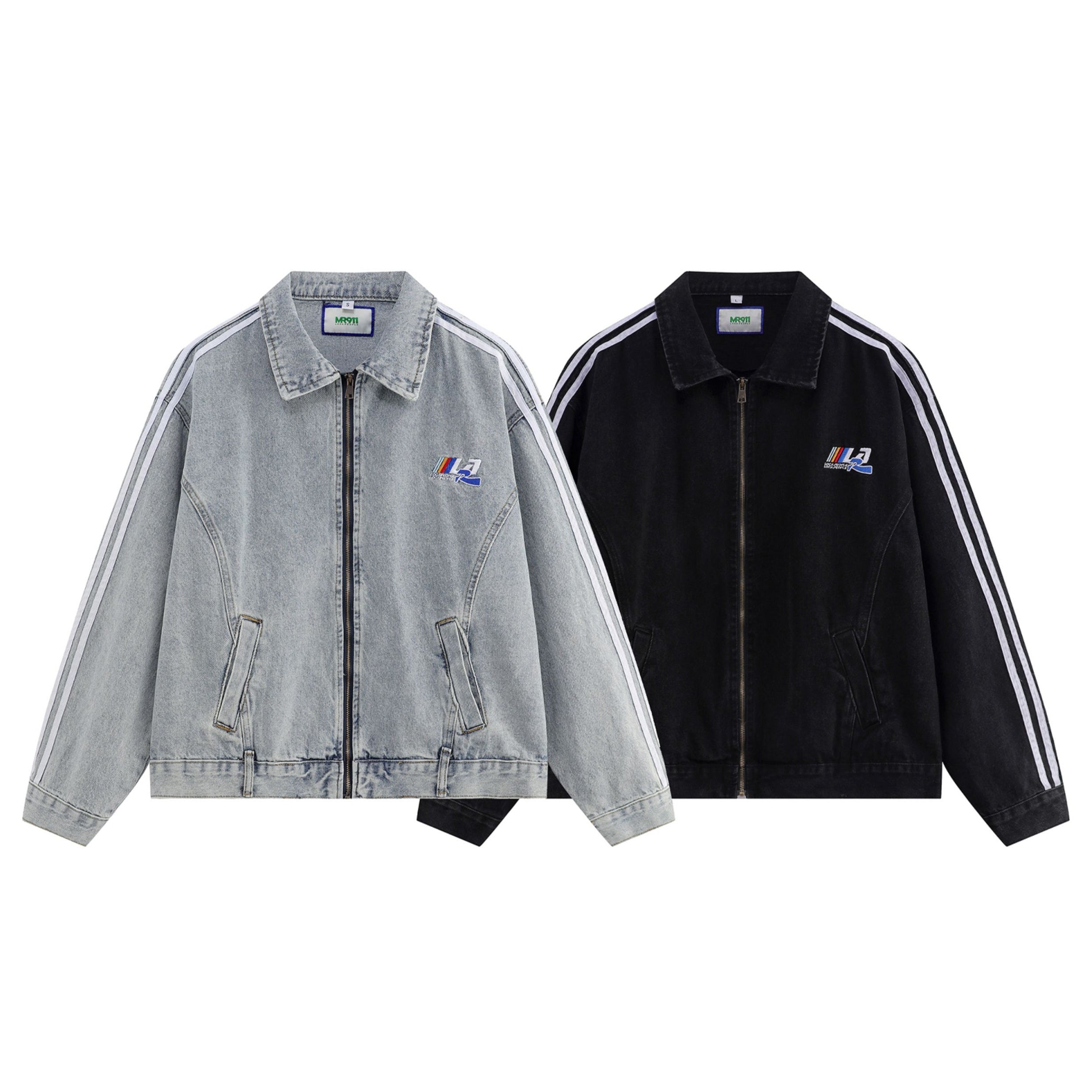 Wash Denim Zip-up Jacket EAT069