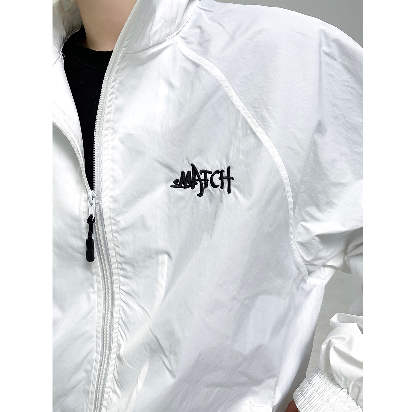 Stand Collar Zipper Light Jacket EAT079