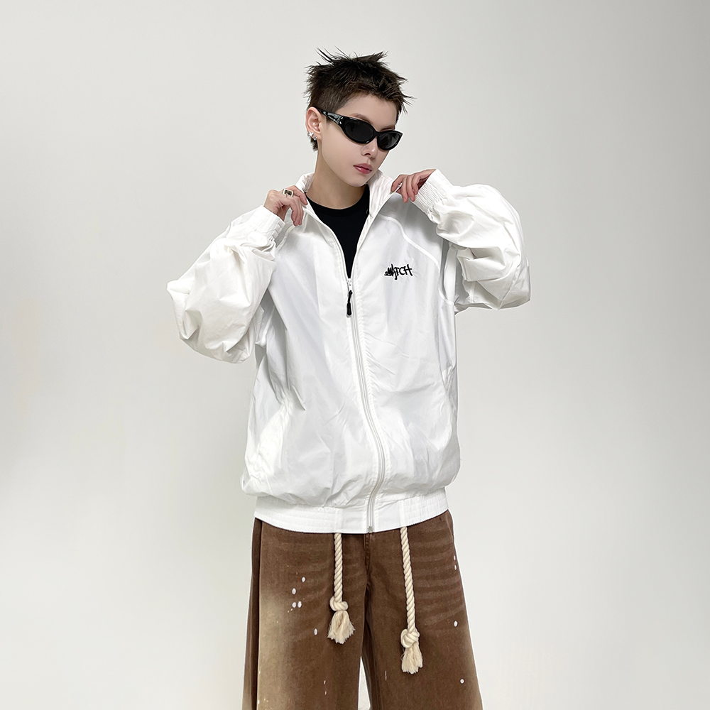Stand Collar Zipper Light Jacket EAT079