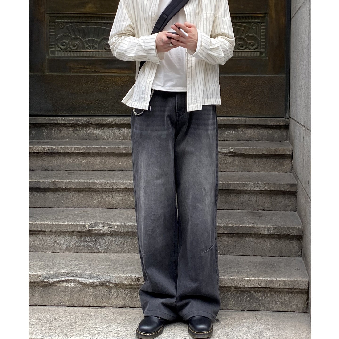 Vintage Straight Wide Leg Jeans CM2002