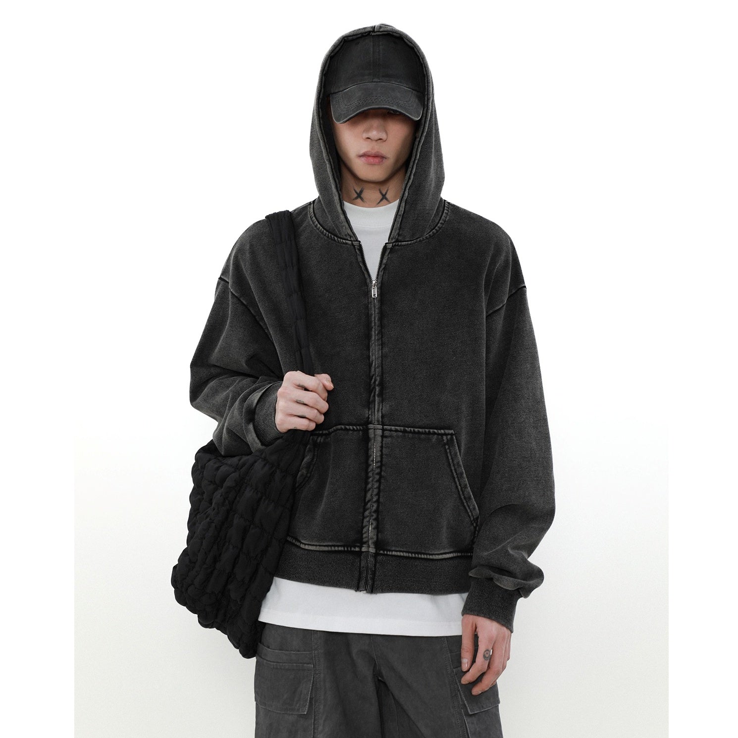 Wash Hooded Sweat Jacket MB7328