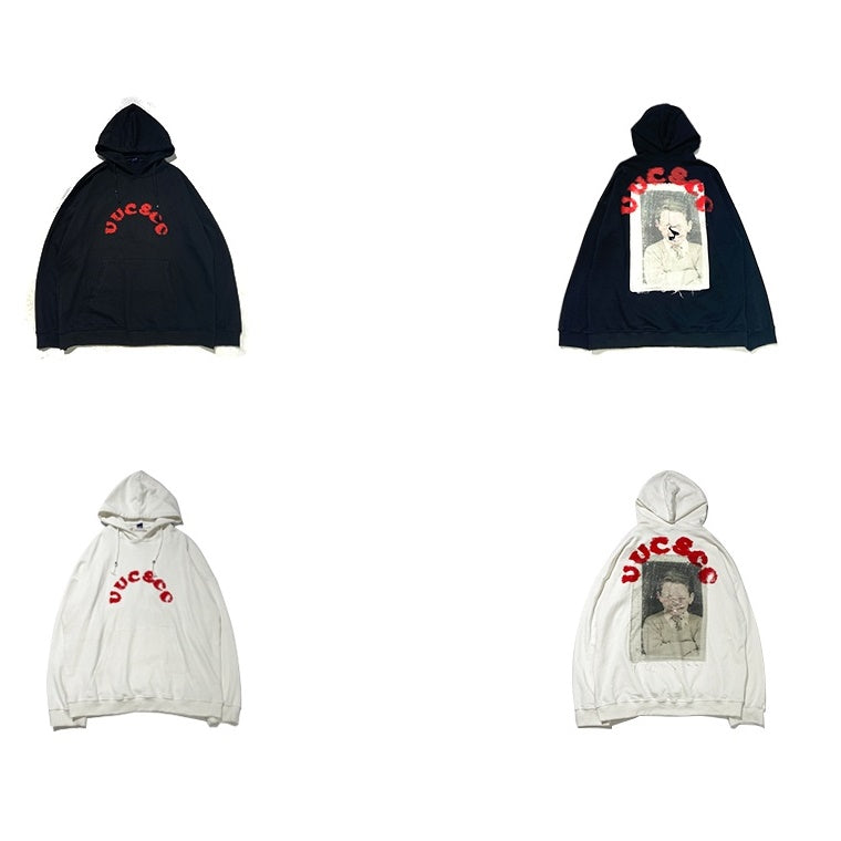 Oversize Street Back Patch Hoodie UU7010
