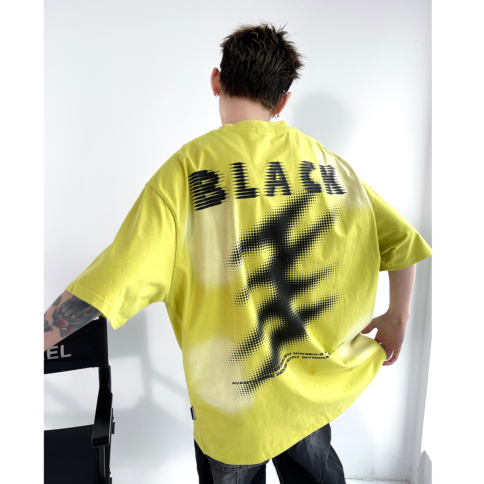 Design Letter Print T-shirt EAT012