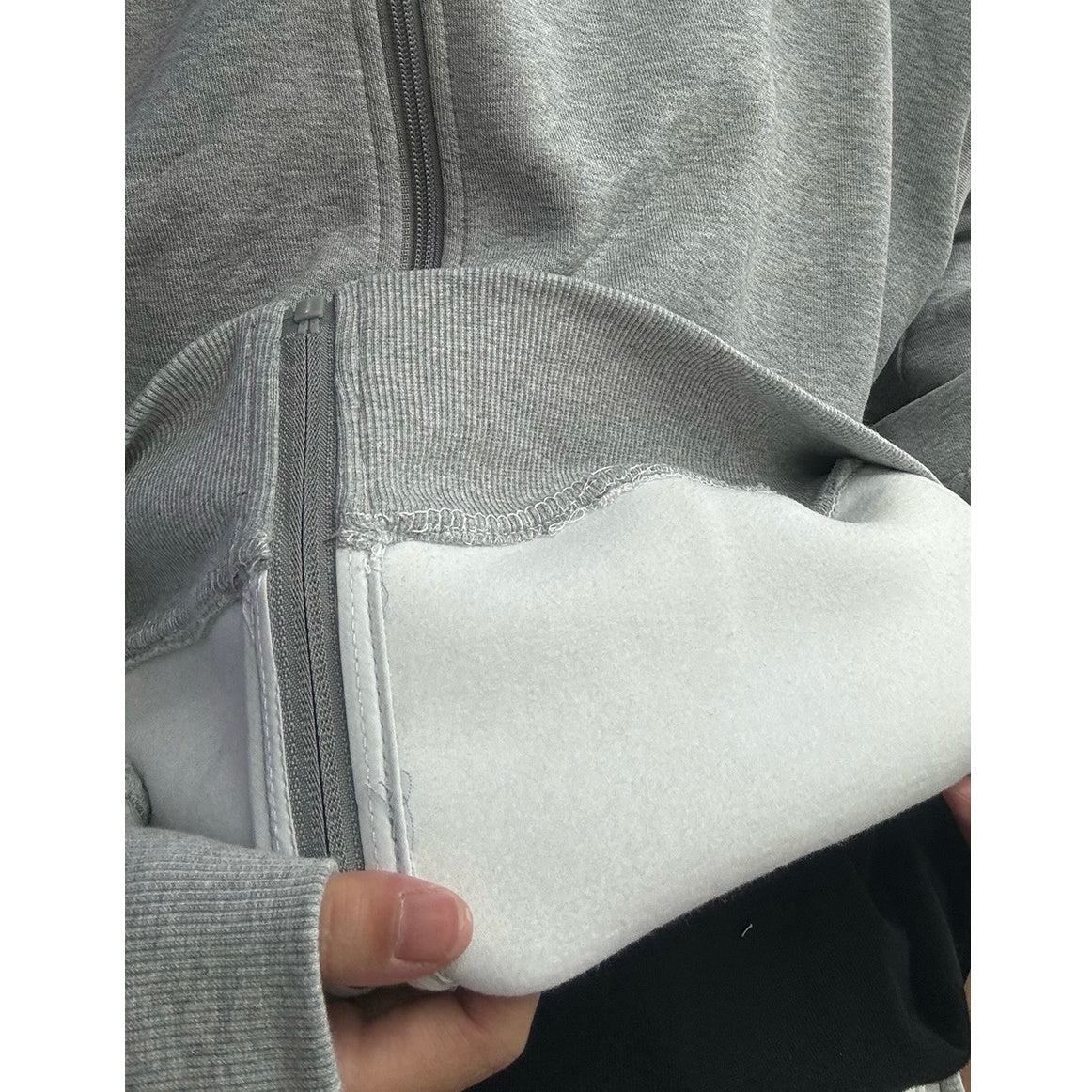 【上下別売り】Three-Bar Loose Casual Zip-up Hooded Parka & Sweat Pants MB7167