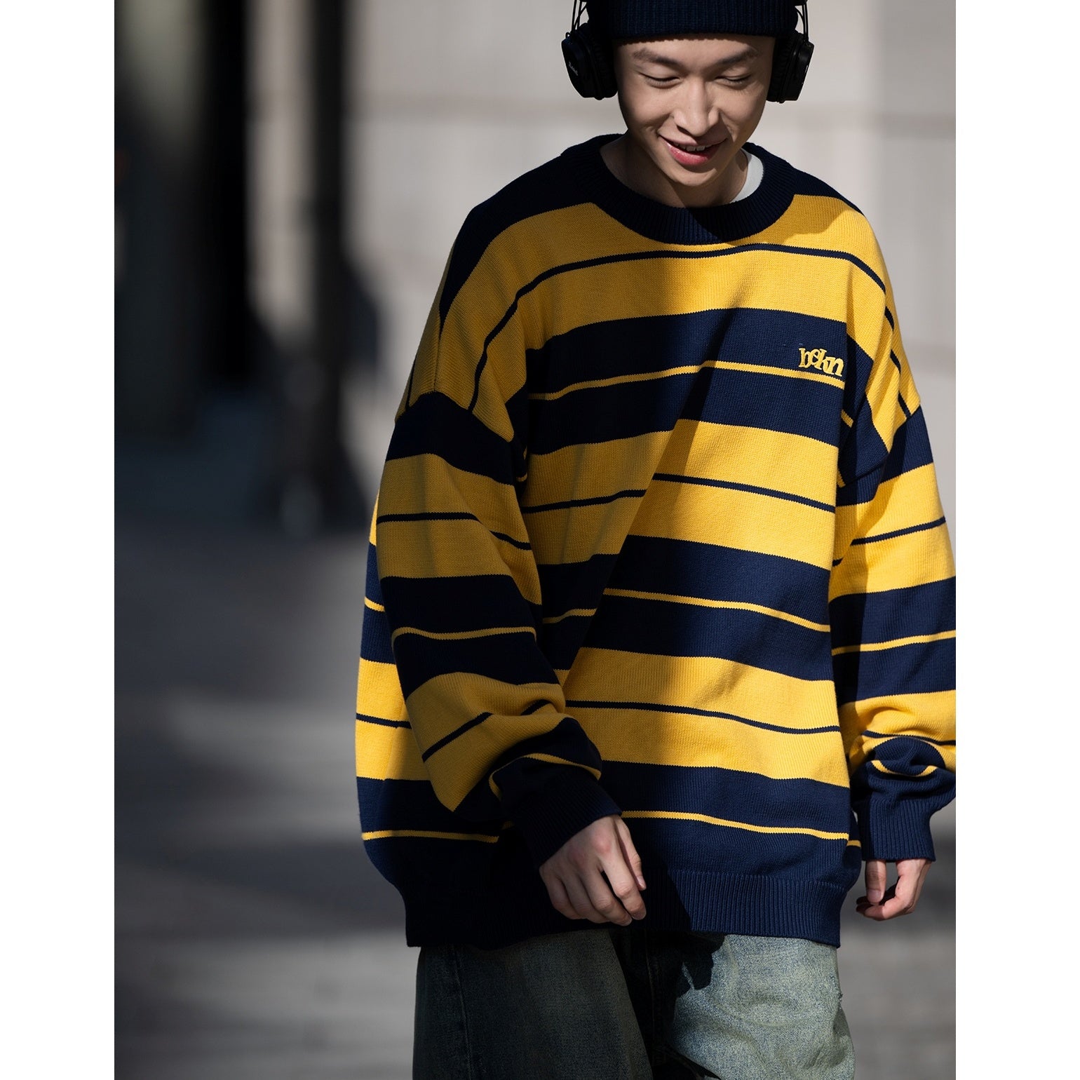 Retro Border Boyish Sweater BI2031