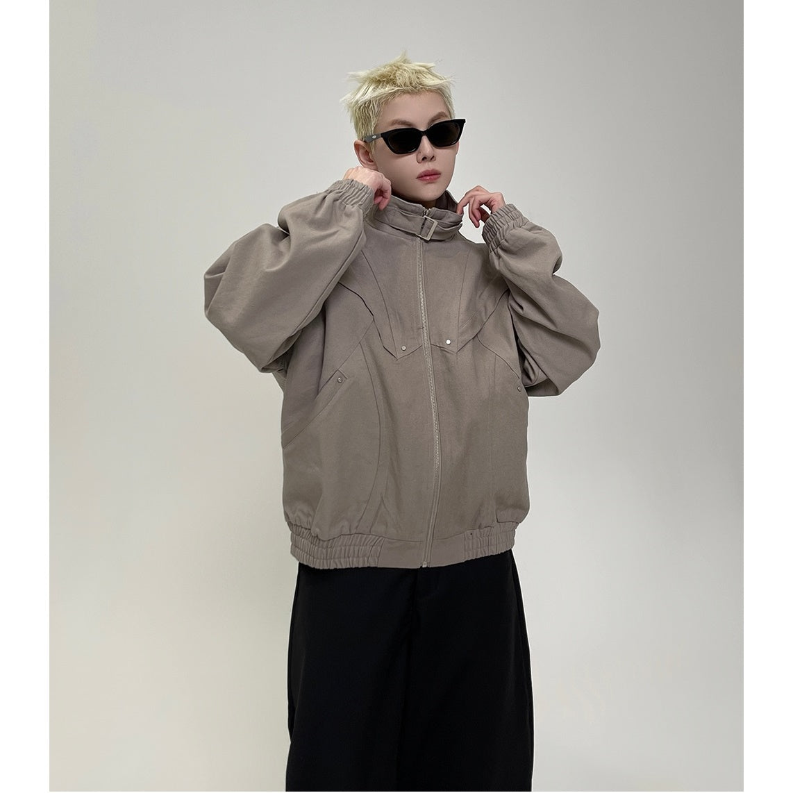Flyer Deconstructs Design Stand Collar Jacket EAT060