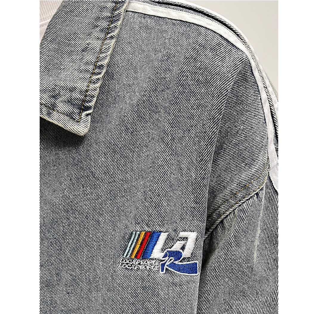 Wash Denim Zip-up Jacket EAT069