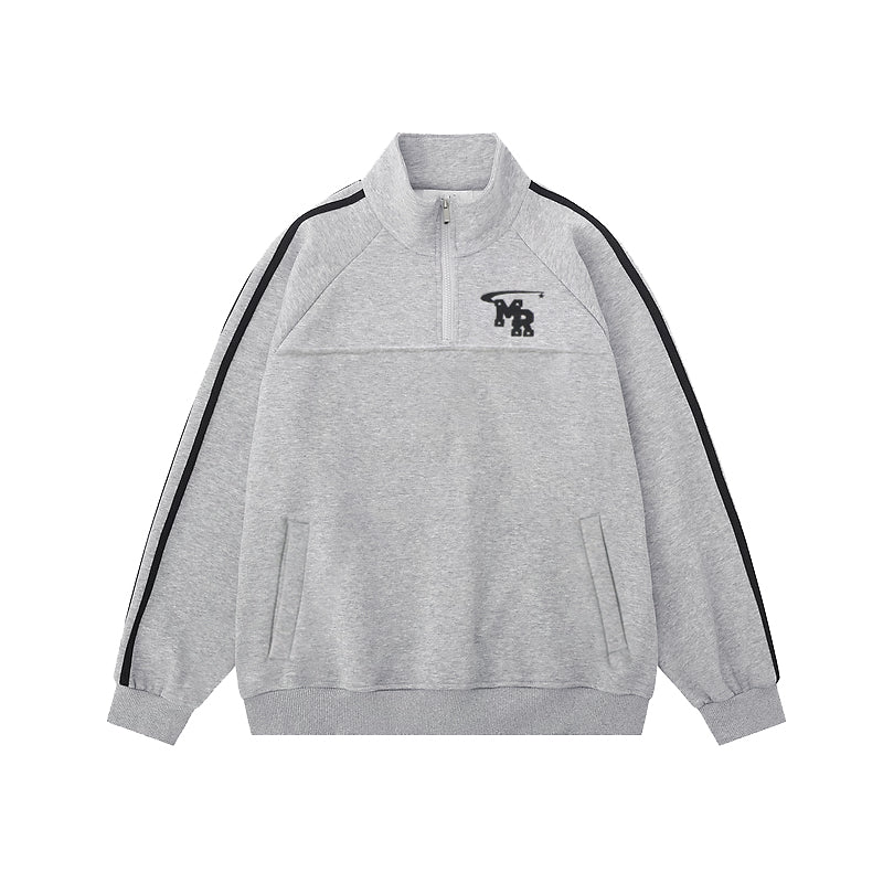 【上下別売り】Three Line Half-Zip Sweat & Loose Pants Set-up MR051