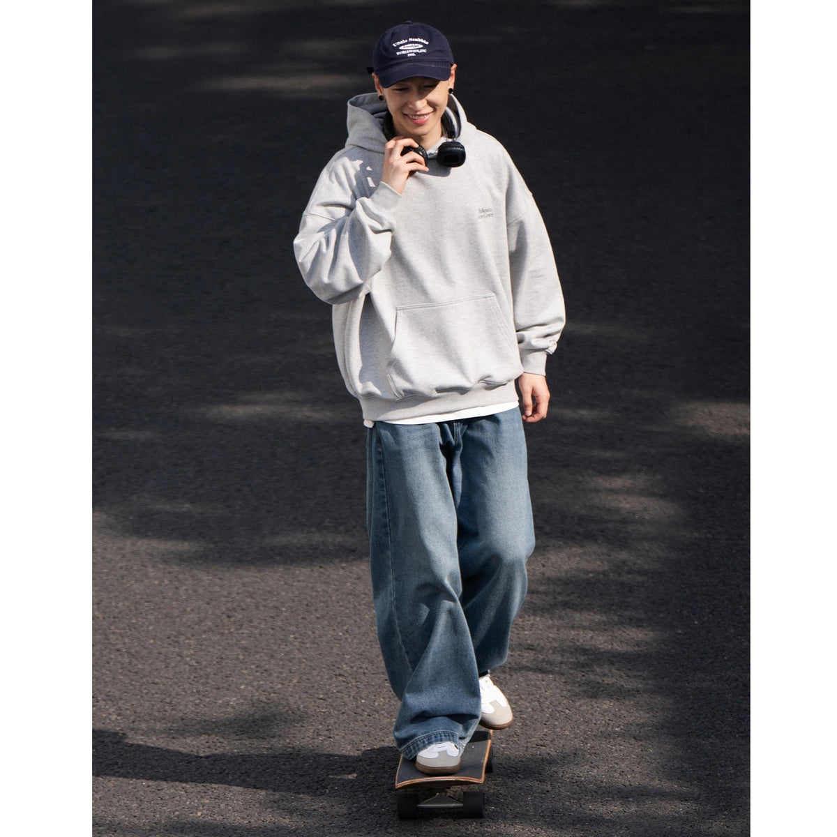 Simple Hooded Pullover Sweat BI2015