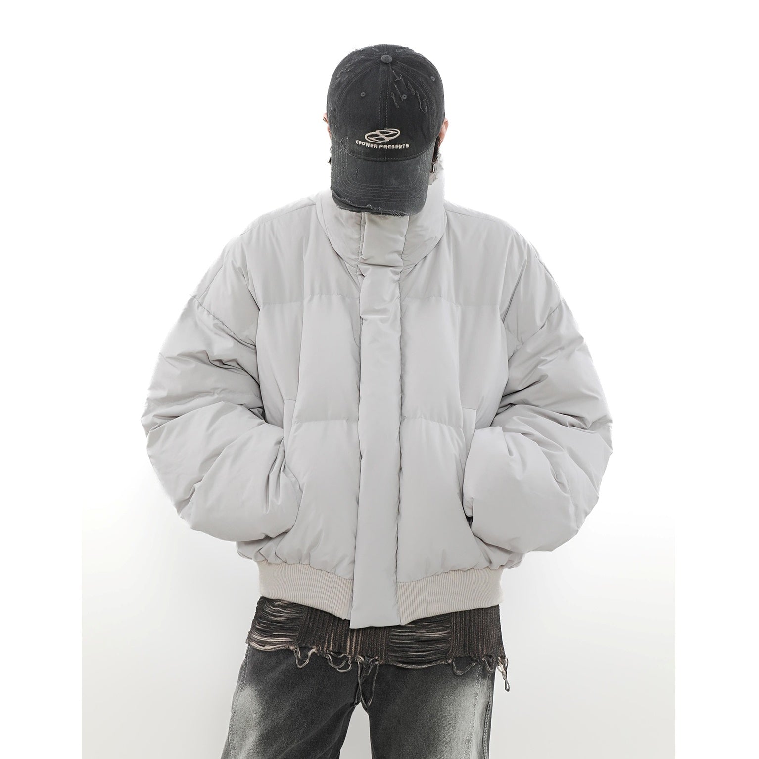 High Neck Short Down Jacket MB7265