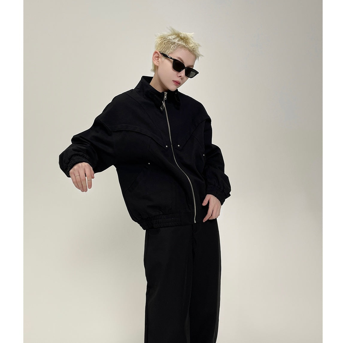 Flyer Deconstructs Design Stand Collar Jacket EAT060