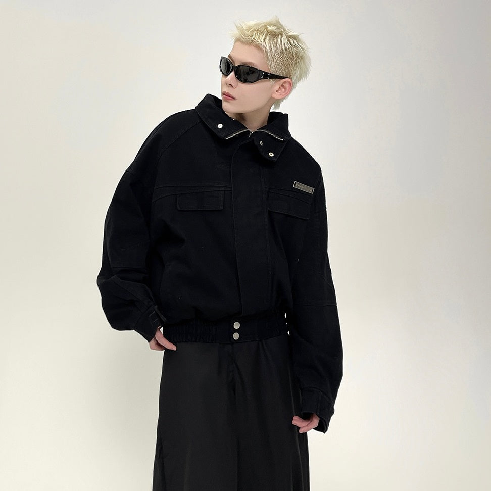 Heavy-duty Vintage Cropped Jacket EAT063