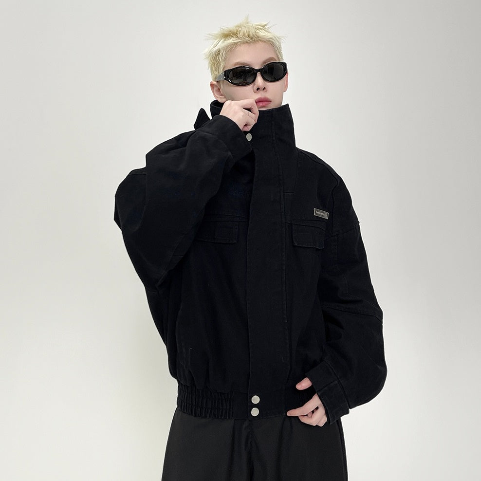 Heavy-duty Vintage Cropped Jacket EAT063