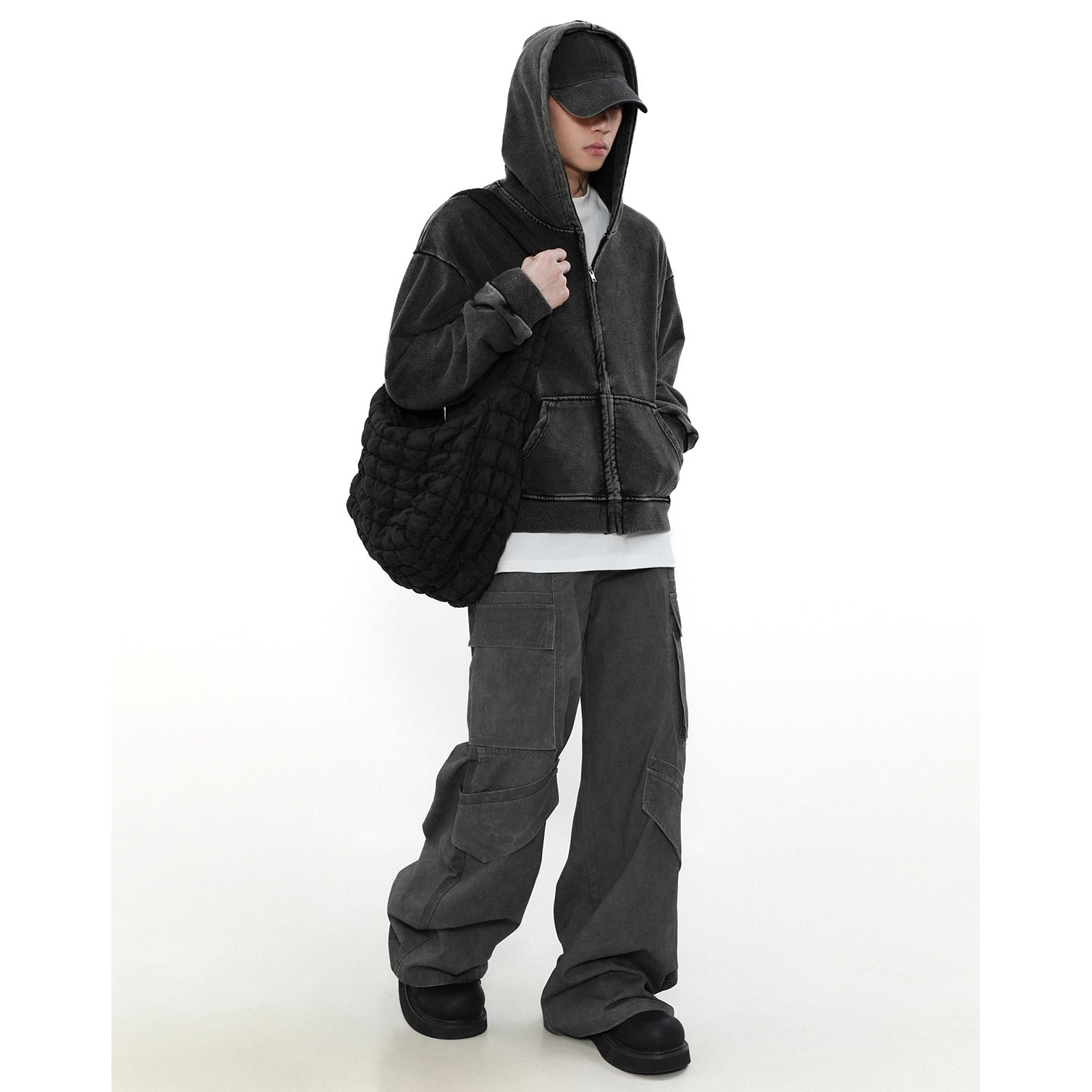 Wash Hooded Sweat Jacket MB7328