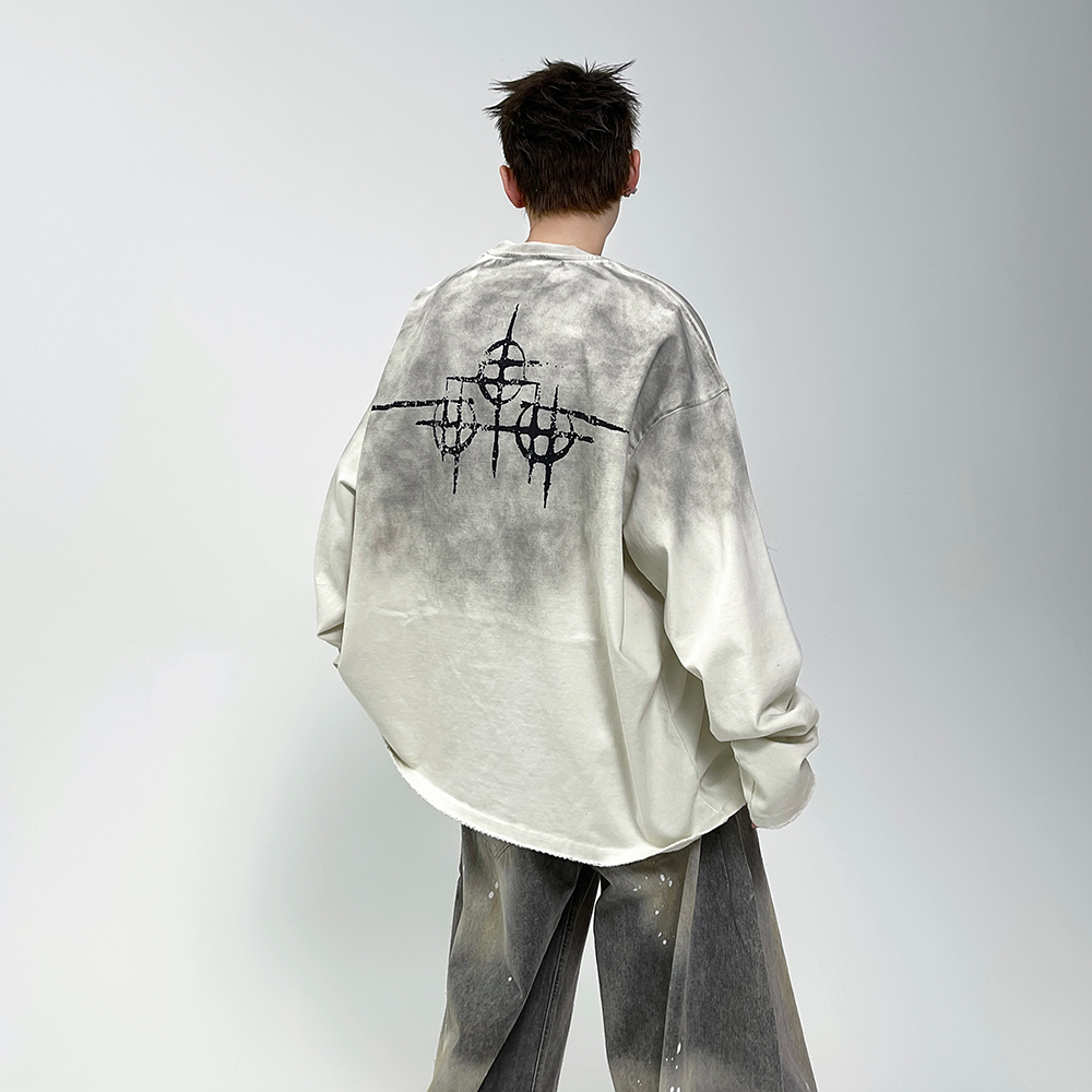 Gradient Wash Printed T-Shirt EAT081