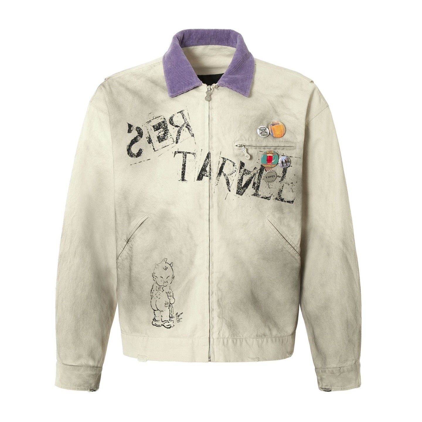 Spray Paint Graffiti Dirty Jacket EAT071