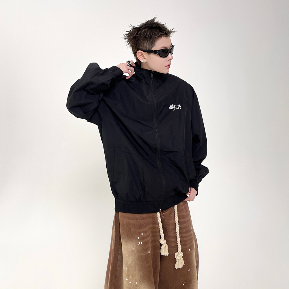 Stand Collar Zipper Light Jacket EAT079
