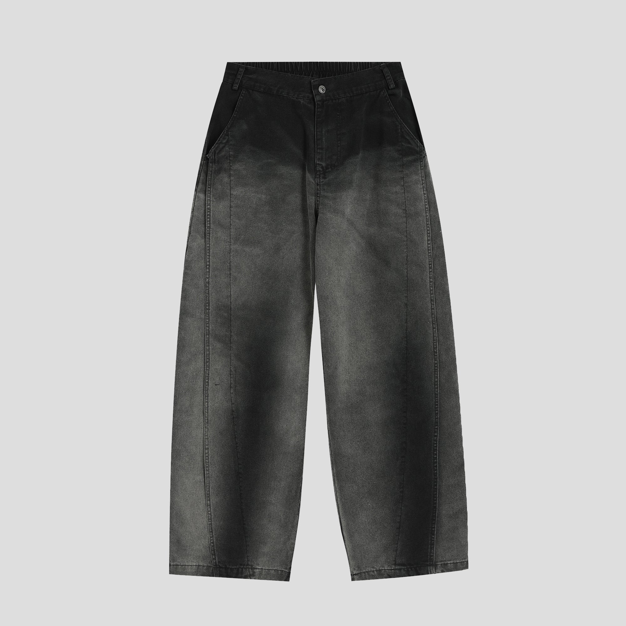 Gradient Smudge Wash Loose Jeans IN7058