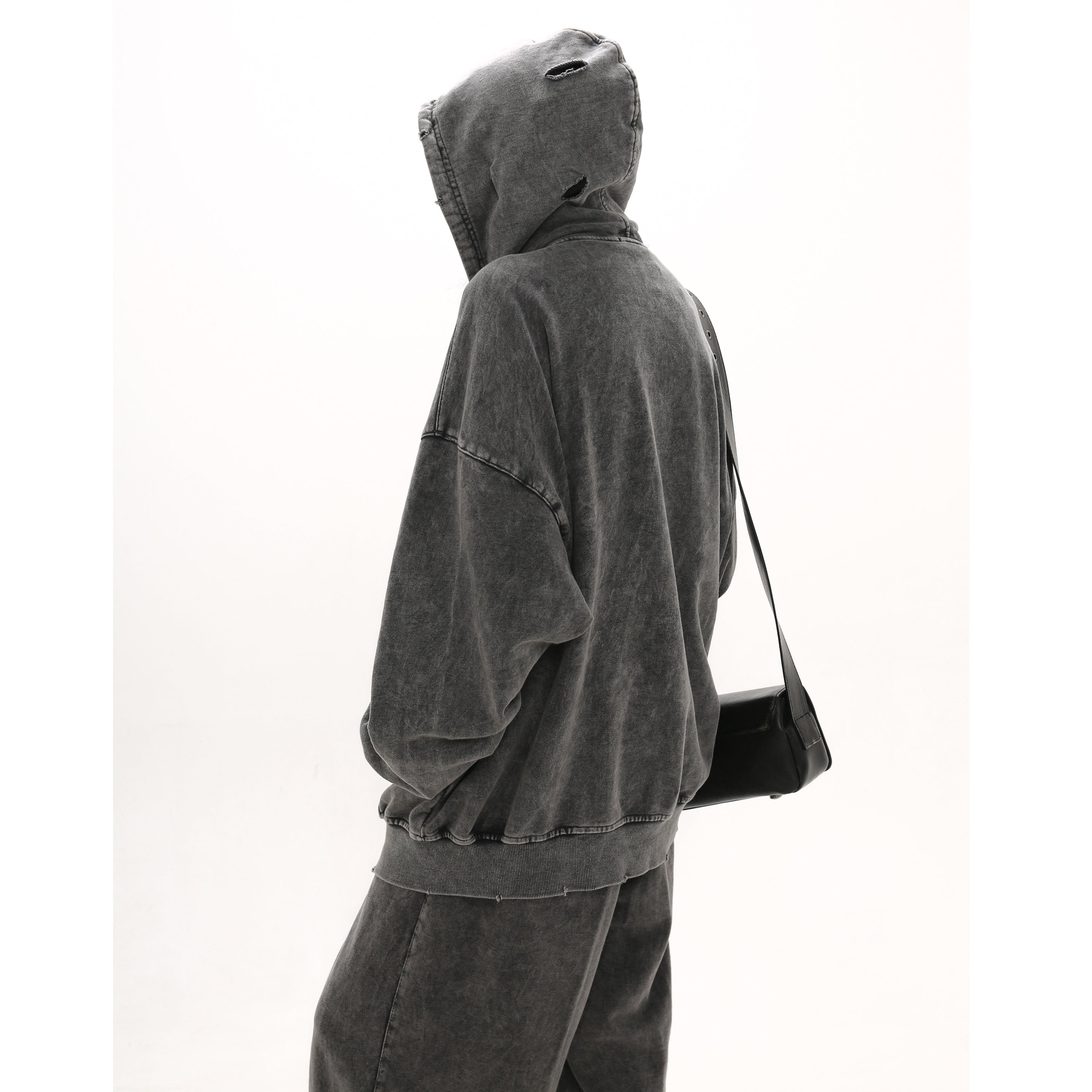 【上下別売り】Distressed Ripped Hooded Jacket MB7329