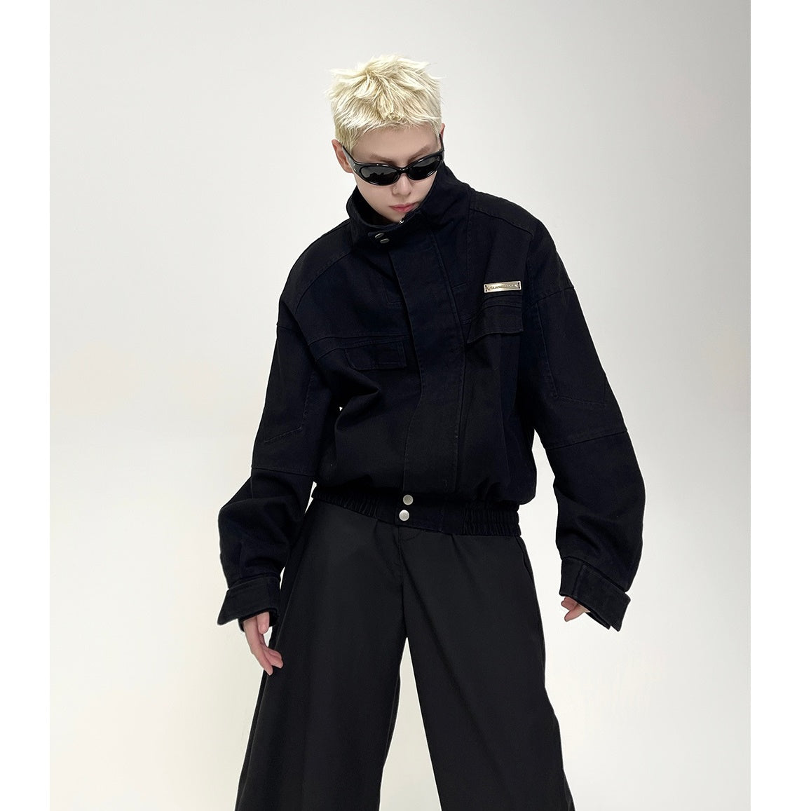 Heavy-duty Vintage Cropped Jacket EAT063