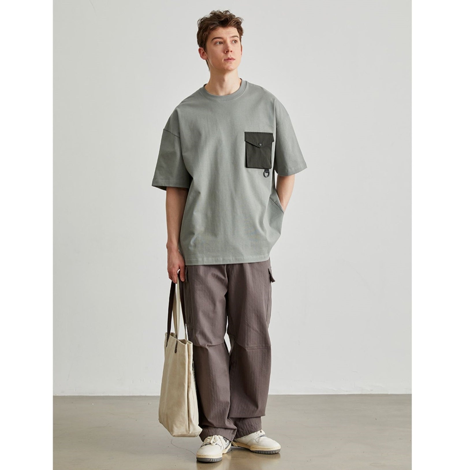 Flap Pocket Heavy Weight T-shirt NA002