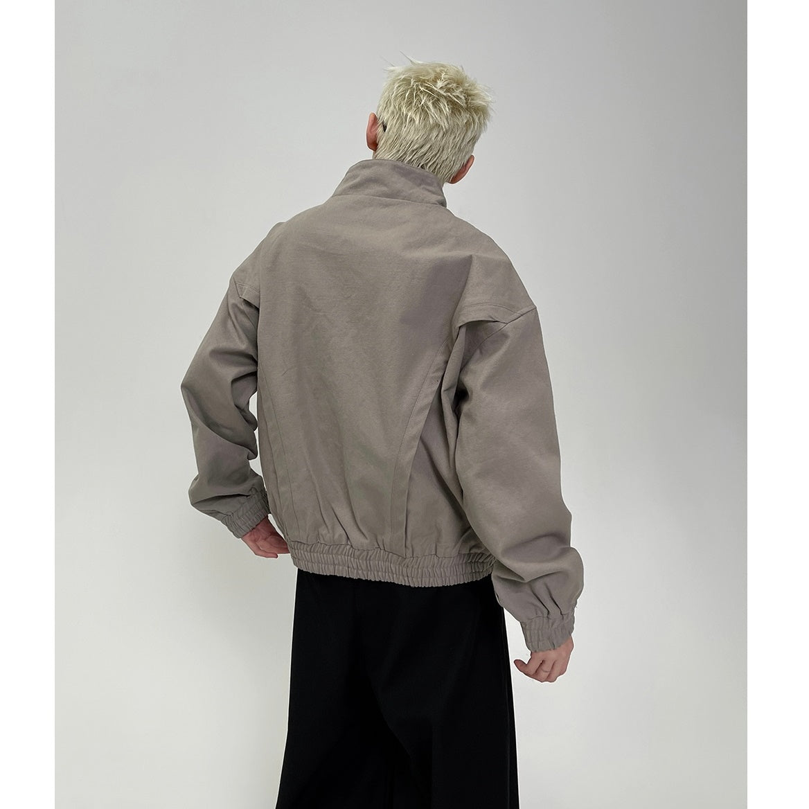 Flyer Deconstructs Design Stand Collar Jacket EAT060