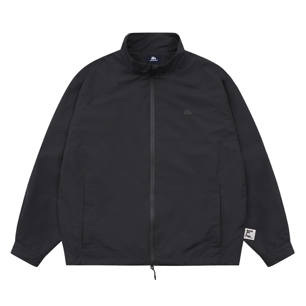 Stand Collar Laminated Zipper Jacket BI2009