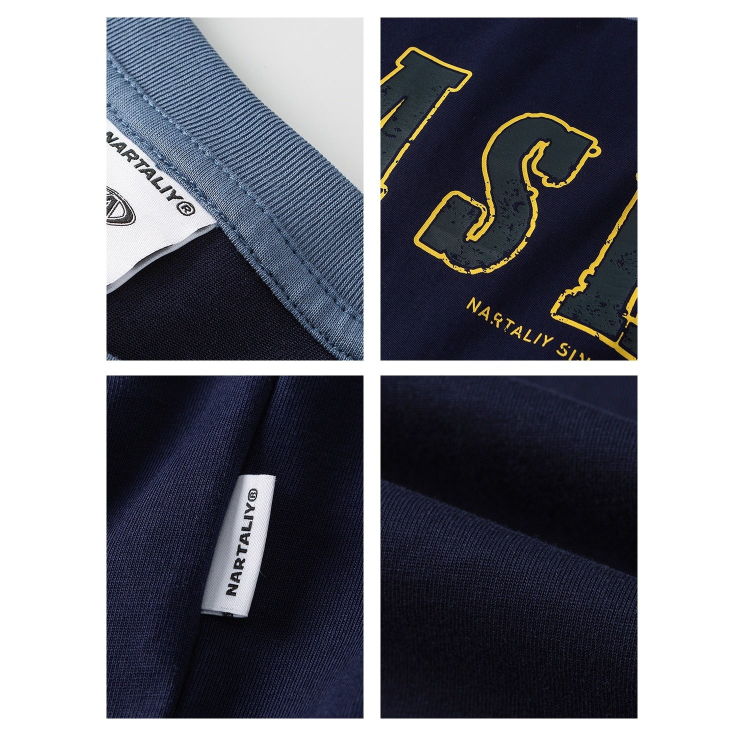 Contrasting Panel Raglan Sleeve T-shirt NA7013