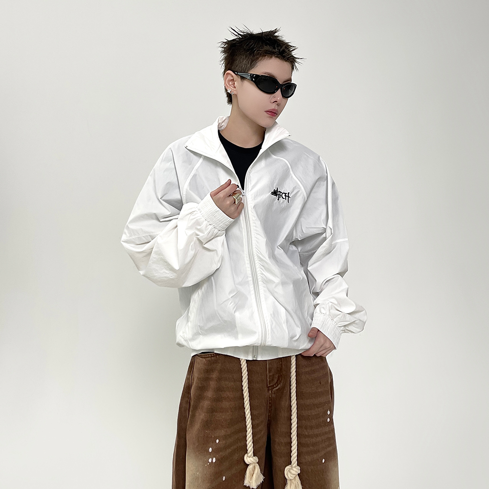 Stand Collar Zipper Light Jacket EAT079
