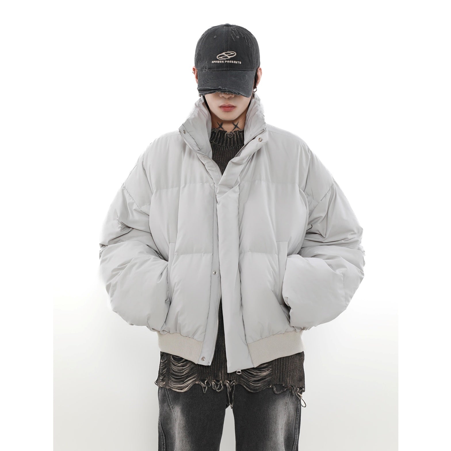 High Neck Short Down Jacket MB7265