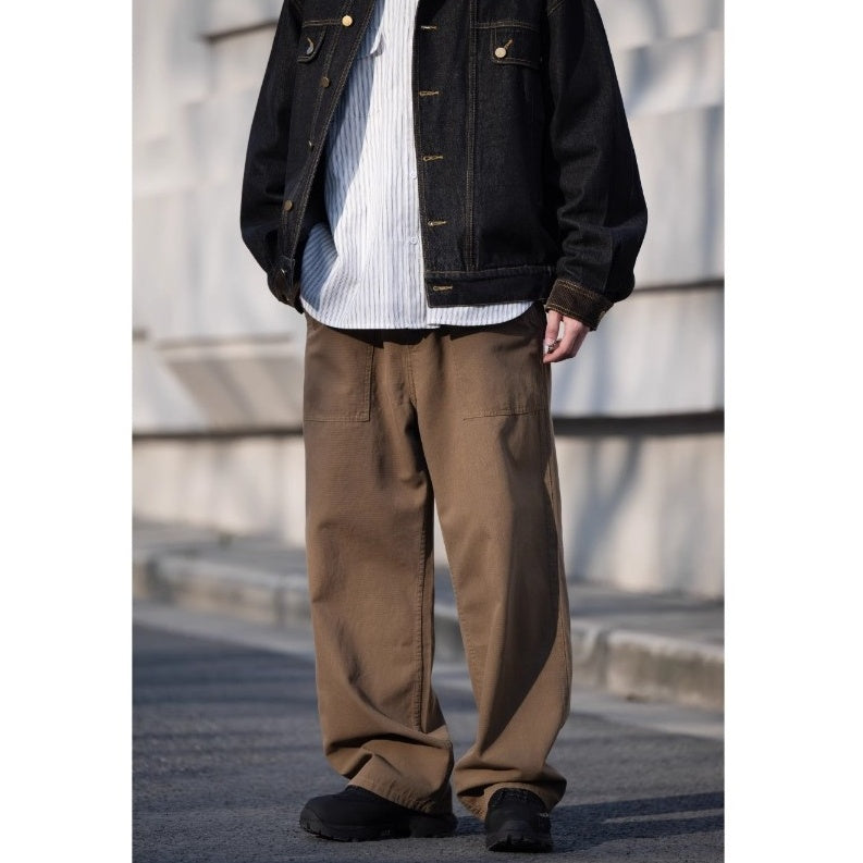 Wide Straight Baker Pants BI2028