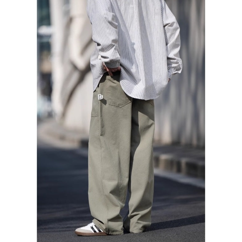 Wide Straight Baker Pants BI2028