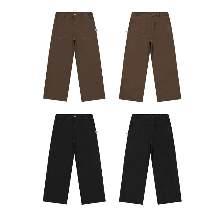 Wide Straight Baker Pants BI2028