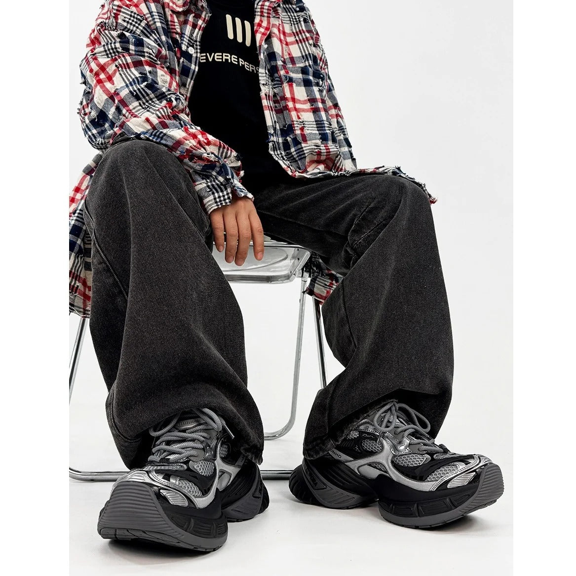Thick-soled Heightened Scorpion Dad Sneaker MB7371