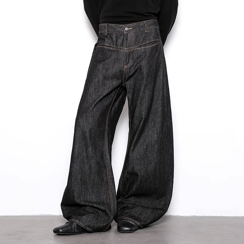 I Line Pleats Banana Curve Jeans BL1048