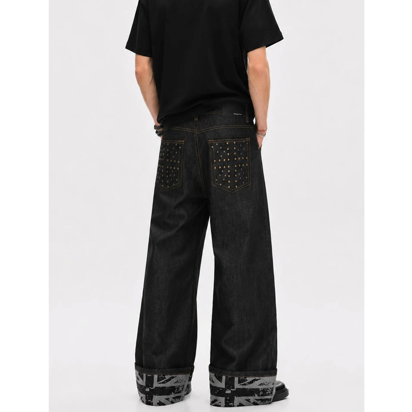 Union Jack Edge Studded Jeans MB7420