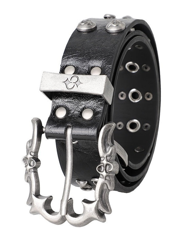 Riveted Pin Buckle Metal Belt MB7460