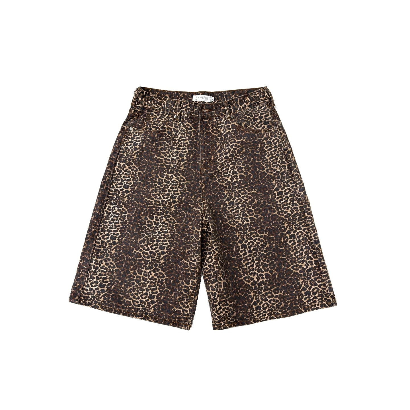 Vintage Leopard Wash Cargo Shorts MB7386