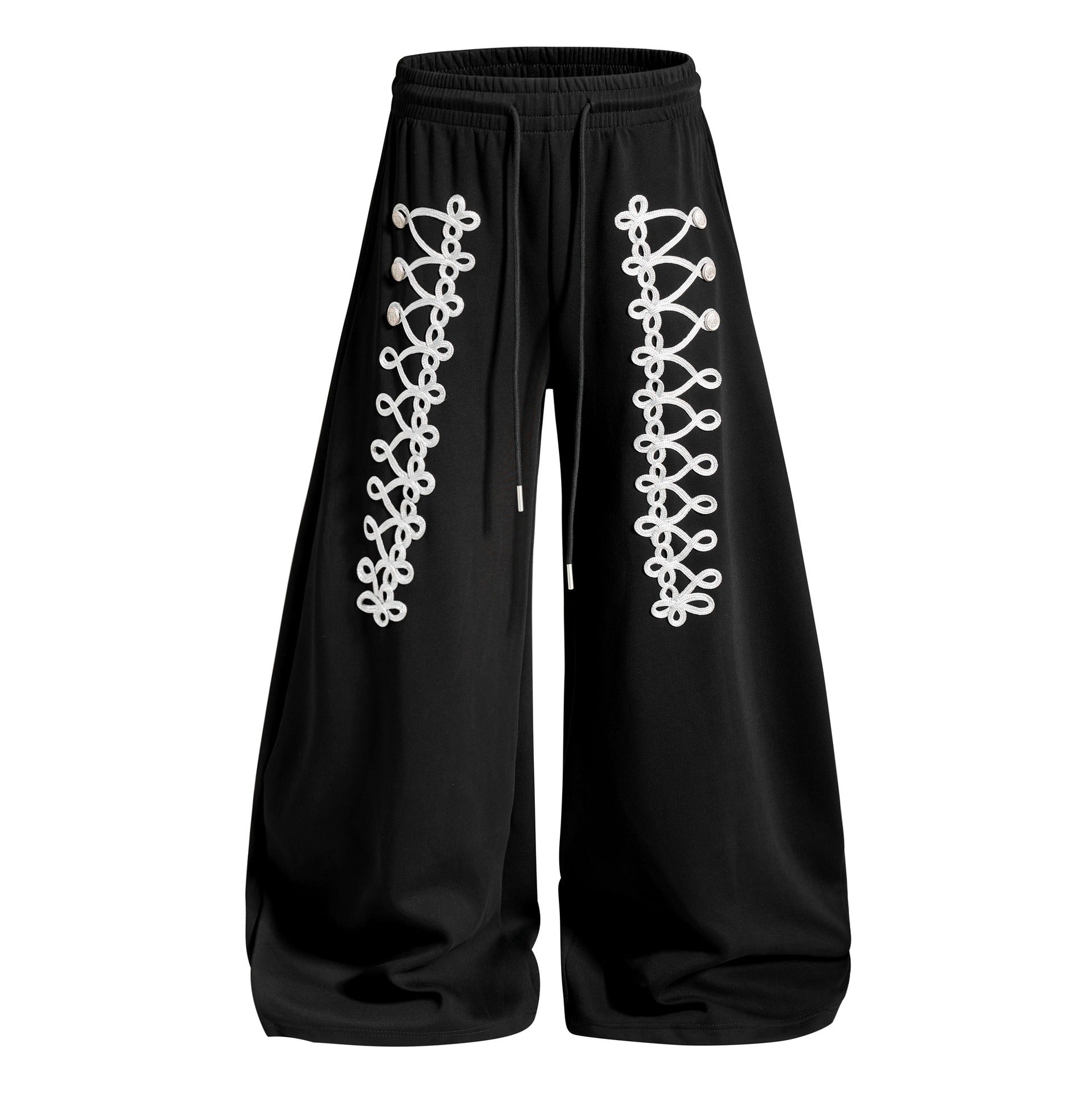 【上下別売り】Lace-Up Design Wide Curve Sweat Pants MB7441