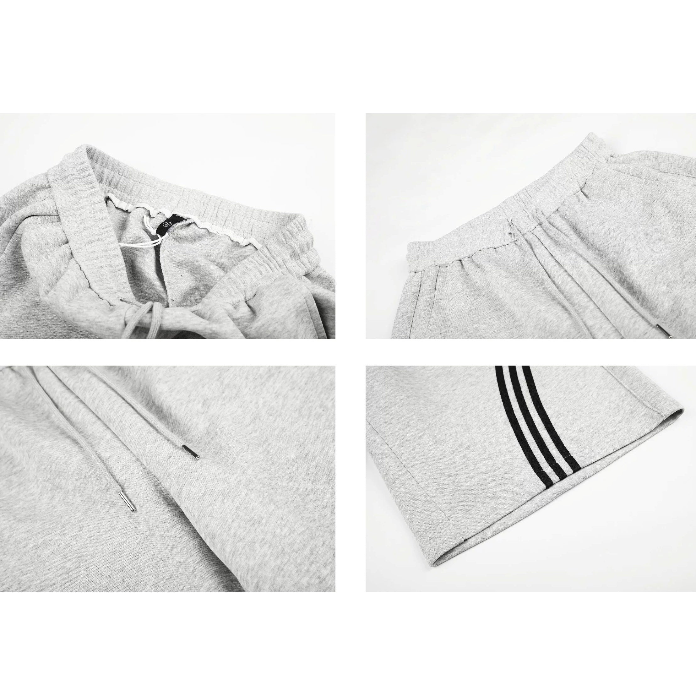 Three Bar Cropped Wide Sweat Pants MB7401