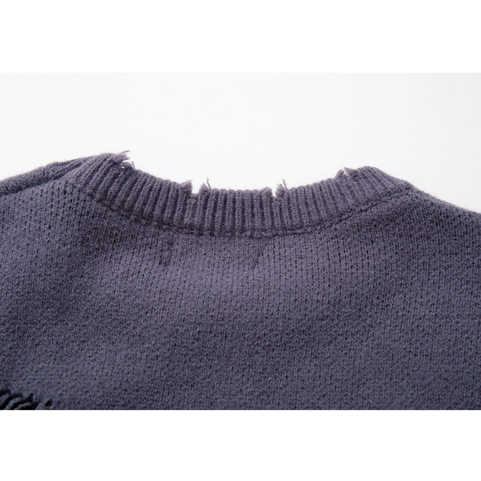 Damaged Skull Jacquard Sweater MB7416
