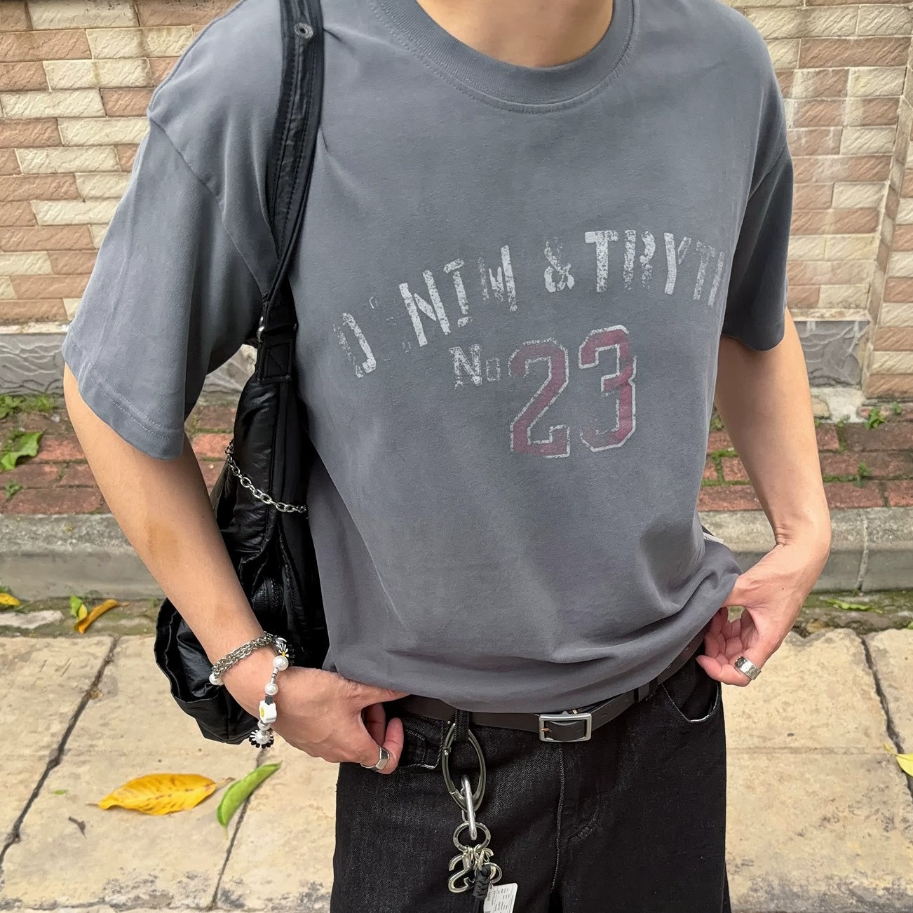 Vintage Fade Numbering T-Shirt MB7394