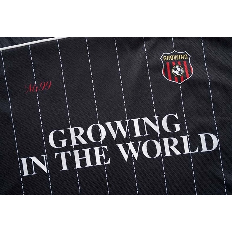 Alphanumeric Print Oversized Game Shirt MB7387