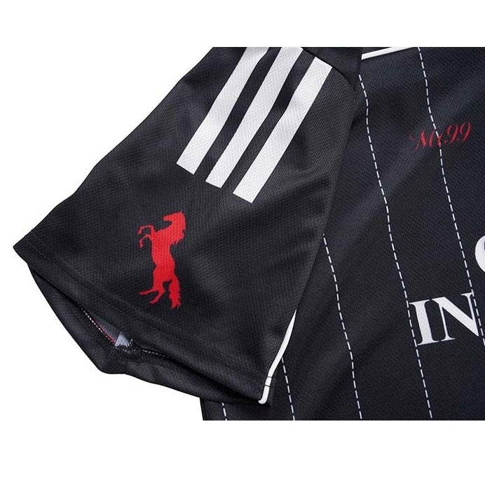 Alphanumeric Print Oversized Game Shirt MB7387