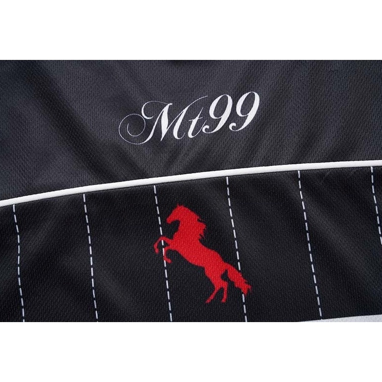 Alphanumeric Print Oversized Game Shirt MB7387