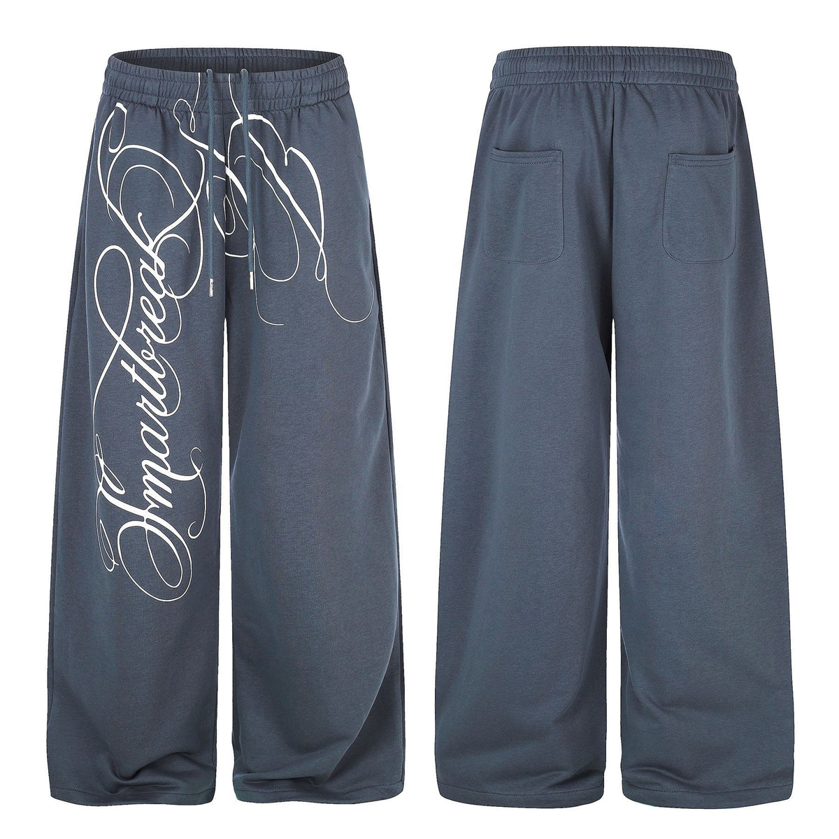 Letter Printed Wide-Leg Sweat Pants MB7469