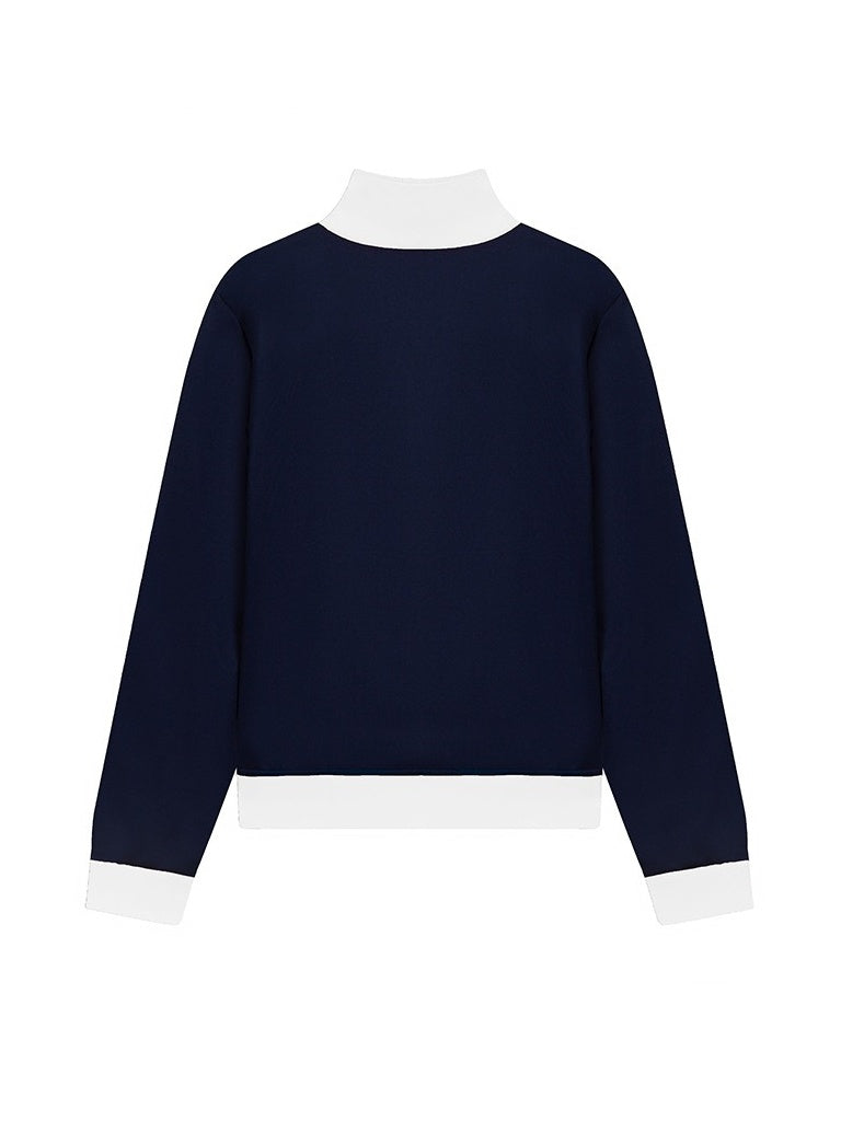Retro Sporty Line Stand-Collar Zip Jacket MB7466